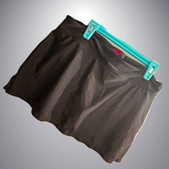 ACX Skirt Active Women's Seasonal Basic Skortini work out yoga stretch slit side - Picture 1 of 5